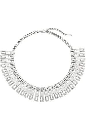 Marc Jacobs Accessoires, Dames, Grijs, ONE Size, Charm Zip Chain Ketting