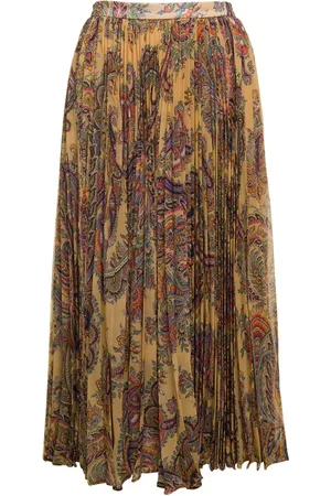 Etro Rokken, Dames, Veelkleurig, XS, Polyester, Maxi Rok