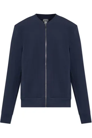 Hanro Sweatshirts & Hoodies, Heren, Blauw, L, Katoen, Katoenen sweatshirt met zakken