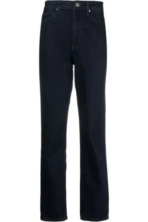Calvin Klein Jeans, Dames, Blauw, W30 L32, Katoen, High Rise Slim Straight Jeans