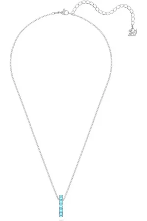 Swarovski Accessoires, Dames, Blauw, ONE Size, Blauwe Pavé Hanger Ketting