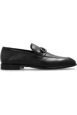 Salvatore Ferragamo Schoenen, Heren, Zwart, 40 1/2 EU, Leer, Foster Loafers