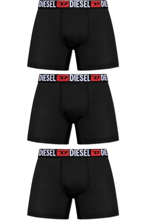 Diesel Ondergoed, Heren, Zwart, XL, Katoen, Driepak boxershorts
