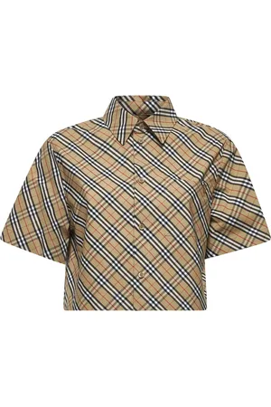 Burberry Blouses & Shirts, Dames, , XS, Katoen, Geruite Blouse