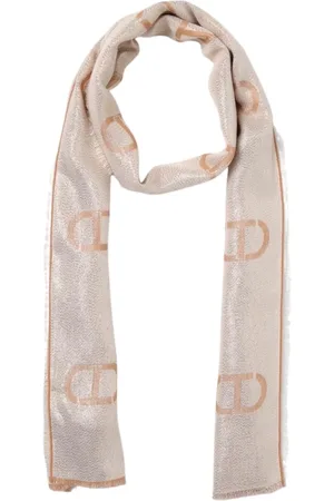 Twin-Set Accessoires, Dames, , ONE Size, Jacquard Stola met Lurex en Ovaal