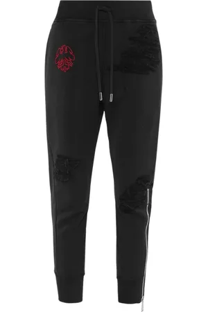 Dsquared2 Broeken, Dames, Zwart, L, Total Comfort Trainingsbroek
