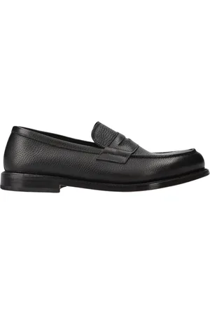 Premiata Schoenen, Heren, Zwart, 45 EU, Leer, Klassieke Mocassin in Bottalato Kalf