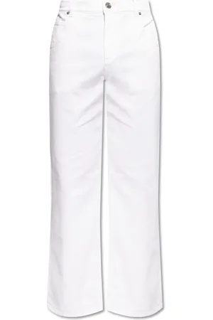 Etro Jeans, Heren, Wit, S, Jeans met logo-borduursel