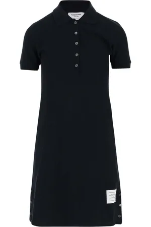 Thom Browne Kleedjes, Dames, Blauw, S, Katoen, Stijlvol Model