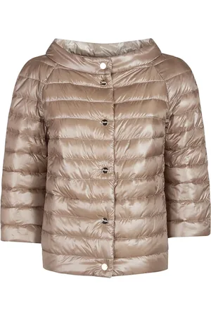 HERNO Jassen, Dames, Bruin, S, Omkeerbare Cape voor Vrouwen
