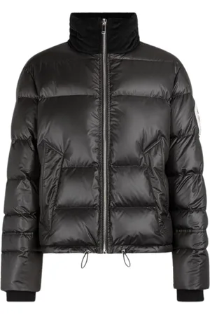Roberto Cavalli Jassen, Heren, Zwart, M, Mirror Snake gewatteerd jack