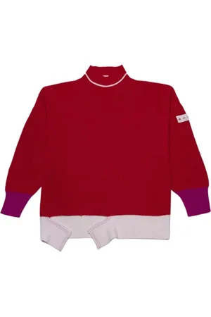 Marni Truien, Heren, Rood, L, Katoen, Oversized coltrui
