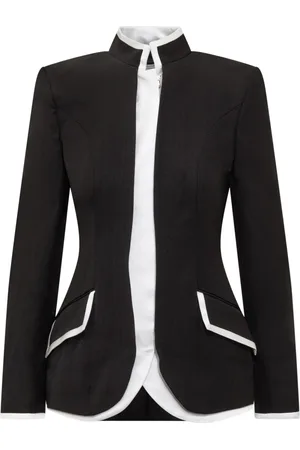 Casablanca Jassen, Dames, Zwart, S, Trendy Blazer Jasje