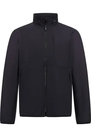Boggi Milano Jassen, Heren, Blauw, 3Xl, Technische Bomberjack van Stof