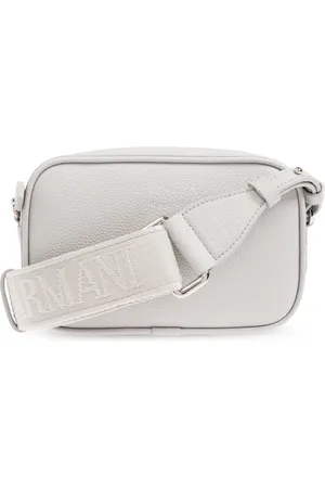Emporio Armani Tassen, Dames, Grijs, ONE Size, Leer, Shoulder Bag