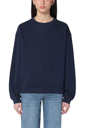 Frame Sweatshirts & Hoodies, Dames, Blauw, S, Ritz Crewneck Sweatshirt