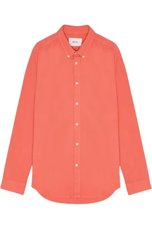 NN.07 Overhemden, Heren, Oranje, M, Katoen, Shirts