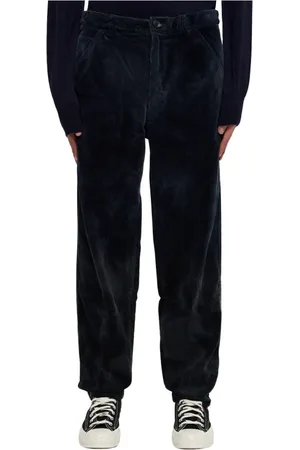 Comme des Garçons Broeken, Heren, Blauw, S, Katoen, Corduroy Broek