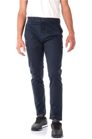 D.A. Daniele Alessandrini Broeken, Heren, Blauw, W31, Katoen, Jeans