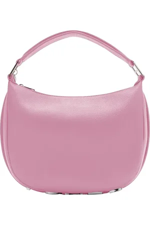 Silvian Heach Tassen, Dames, Roze, ONE Size, Leer, Metallic Lettering Hobo Bag
