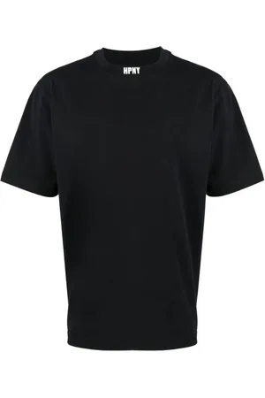 Heron Preston Tops, Heren, Zwart, S, Katoen, Hpny EMB SS TEE