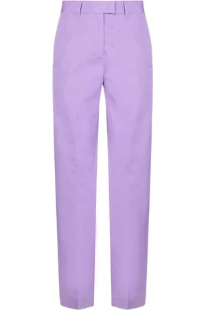 The Attico Broeken, Dames, Paars, M, Katoen, Chique Lange Broek