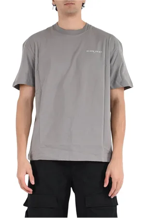 Ih Nom Uh Nit Tops, Heren, Grijs, 2Xl, Katoen, Bedrukt T-shirt in katoen
