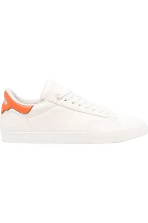 Heron Preston Schoenen, Heren, Wit, 43 EU, Leer, Witte Leren Gymschoenen