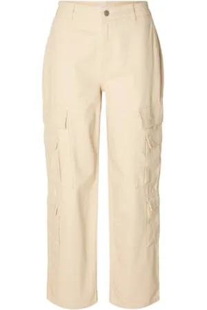 SELECTED Broeken, Dames, , W29, Katoen, Cropped Broeken