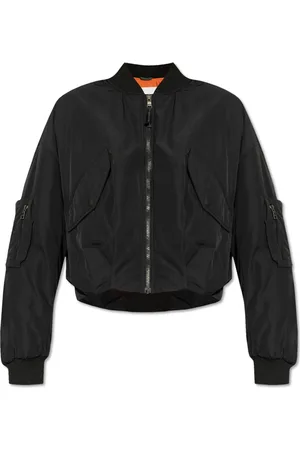 Lacoste Jassen, Dames, Zwart, M, Polyester, Bomberjack