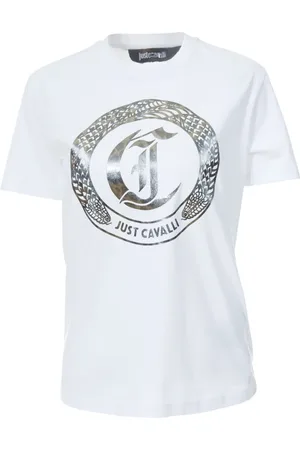 Roberto Cavalli Tops, Dames, Wit, S, T-shirts en Polos Wit