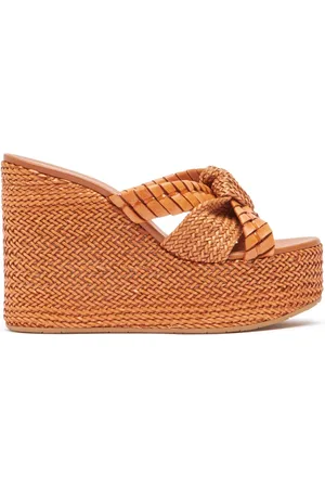 Casadei Schoenen, Dames, Bruin, 38 1/2 EU, Leer, Formentera Sleehakken
