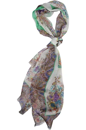Etro Accessoires, Dames, Veelkleurig, ONE Size, Zijden Sjaal