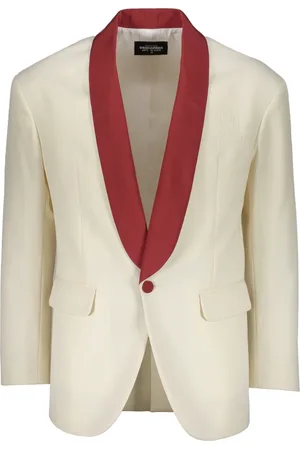 Dsquared2 Jassen, Heren, , XL, Katoen, Klassieke Blazer met Reverskraag