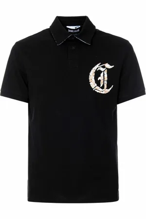 Roberto Cavalli Tops, Heren, Zwart, L, T-shirts en Polos Zwart