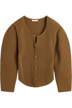 By Malene Birger Truien, Dames, Bruin, S, Polyester, Graceful Cardigan