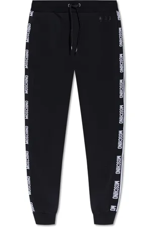 Moschino Broeken, Heren, Zwart, L, Katoen, Broek met logo uit de ondergoedcollectie