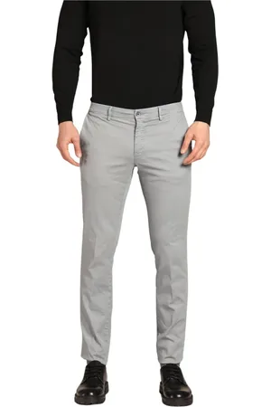 Masons Broeken, Heren, Blauw, S, Katoen, New York Chino Broek