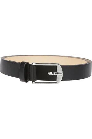 Dsquared2 Accessoires, Heren, Zwart, 100 CM, Leer, Klassieke leren riem met gesp