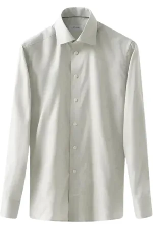 Eton Overhemden, Heren, , 4Xl, Katoen, Twill Lange Mouwen Overhemd