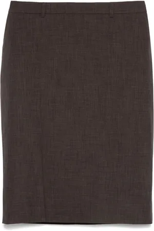 Herskind Rokken, Dames, Bruin, M, Polyester, Massimo Kokerrok