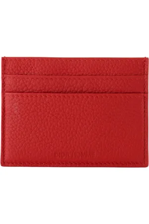 Dior Accessoires, Heren, Rood, ONE Size, Leer, Kaarthouder