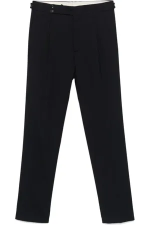 TAGLIATORE Broeken, Heren, Zwart, M, Wol, Middernachtblauwe Pantalon
