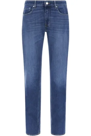 Roberto Cavalli Jeans, Heren, Blauw, W32, Katoen, Donkerblauwe Skinny Jeans Gemaakt in Italië