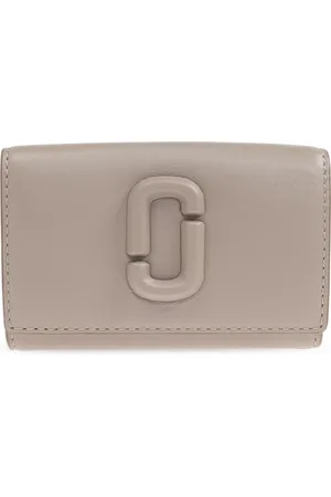 Marc Jacobs Accessoires, Dames, Grijs, ONE Size, Leer, The Marc Mini Wallet