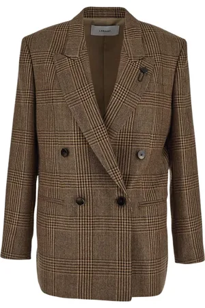 LARDINI Jassen, Dames, , S, Wol, Double-Breasted Jas