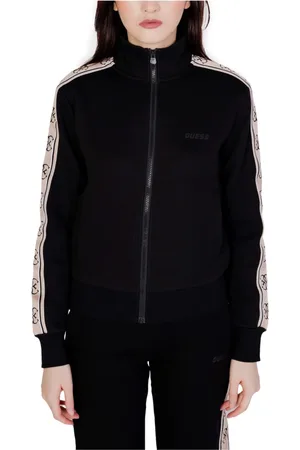 Guess Sweatshirts & Hoodies, Dames, Zwart, XS, Katoen, Hoodless Sweatshirt
