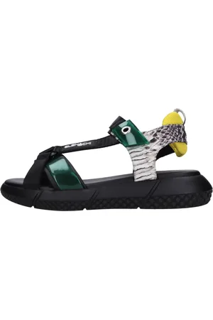 Elena Iachi Schoenen, Dames, Veelkleurig, 39 EU, Leer, Sandalen Multi Kleur