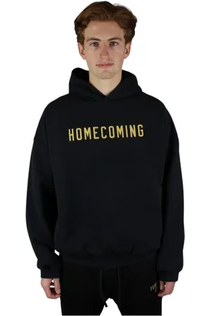FEAR OF GOD Sweatshirts & Hoodies, Heren, Zwart, XL, Homecoming Fleece Hoodie
