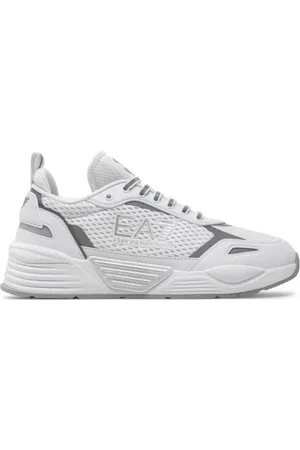 EA7 Schoenen, Heren, Wit, 42 EU, Polyester, Witte Sneakers